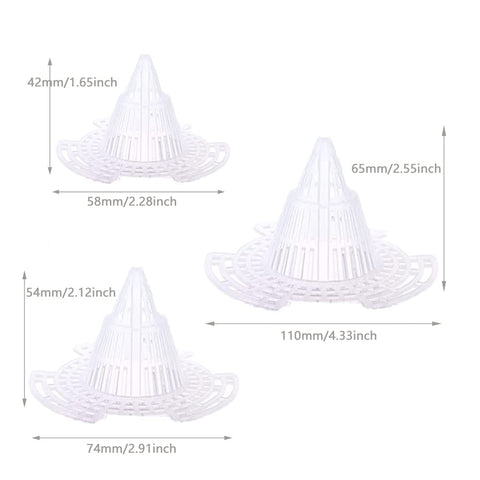 UtySty breathable cone bottom mesh promotes healthy roots with better air exchange.