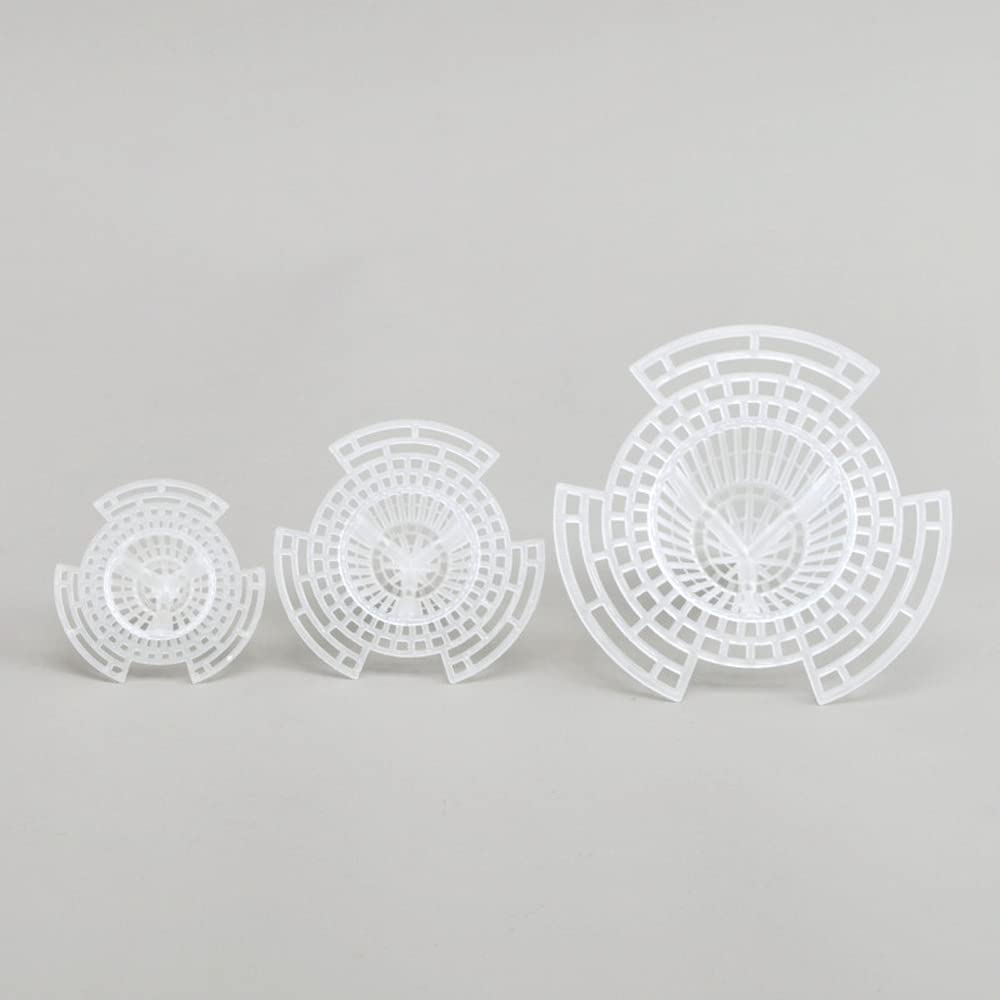 UtySty three-size cone mesh pad set fits small, medium, and large pots.