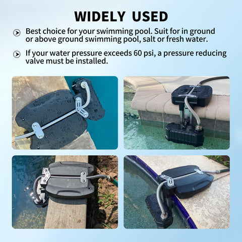 uueeGo stainless steel braided hose ensures durable, leak-free connections