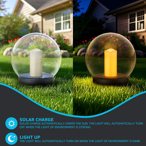 uuffoo solar floating candles on water creating warm outdoor atmosphere