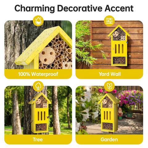 UUMENHA decorative pollinator habitat enhances outdoor spaces.