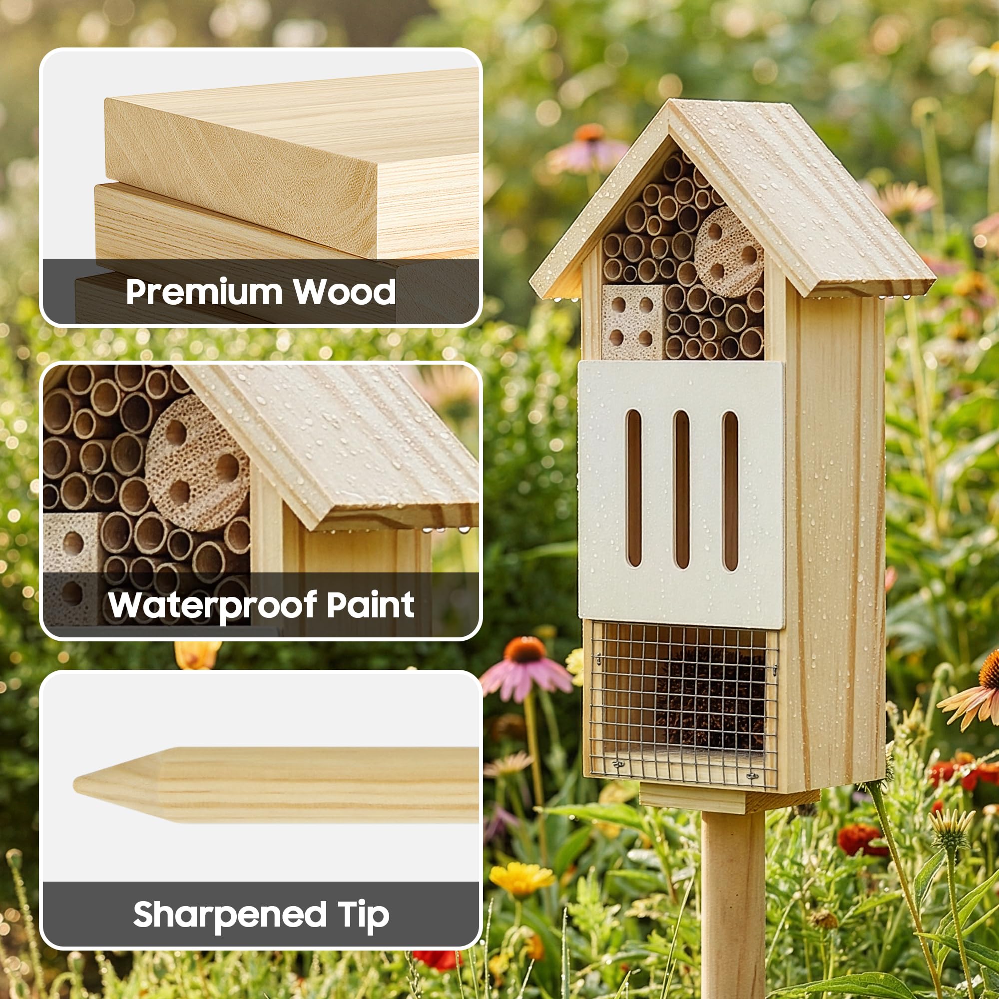 UUMENHA garden-patio-decorative-accent adds charm while supporting pollinators