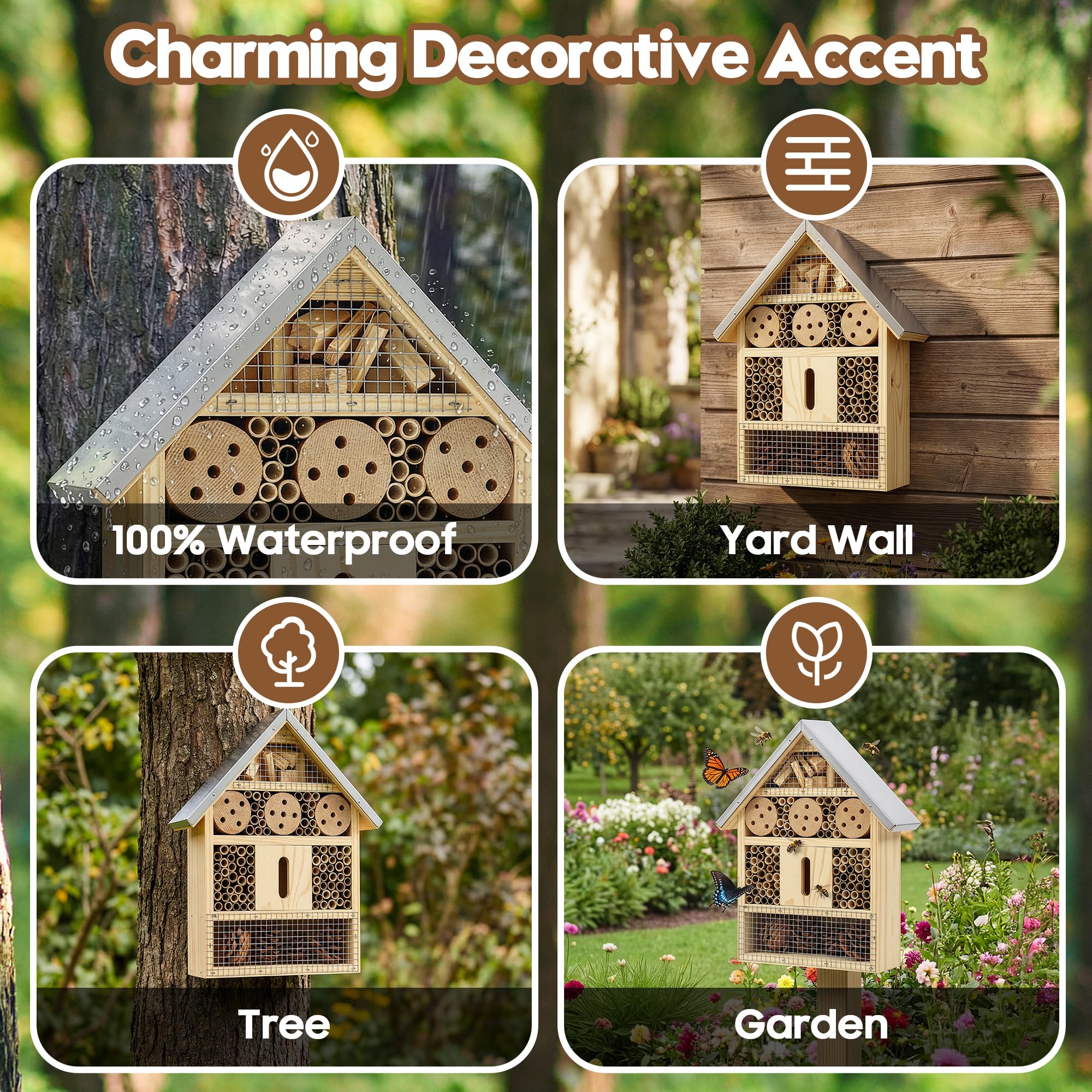 UUMENHA garden hanging design shows flexible placement