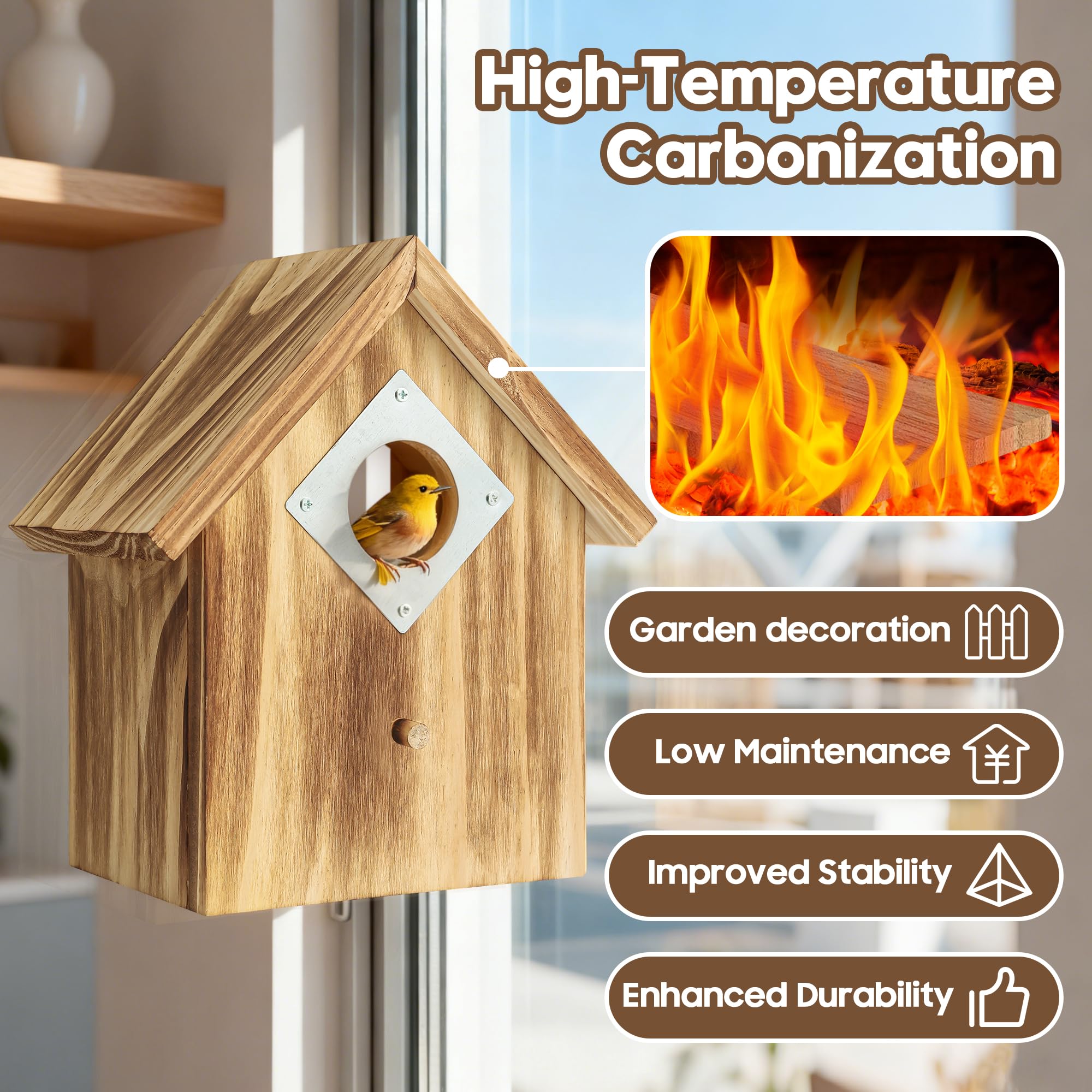 UUMENHA birdhouse fosters nature learning and kids’ wildlife observation at home