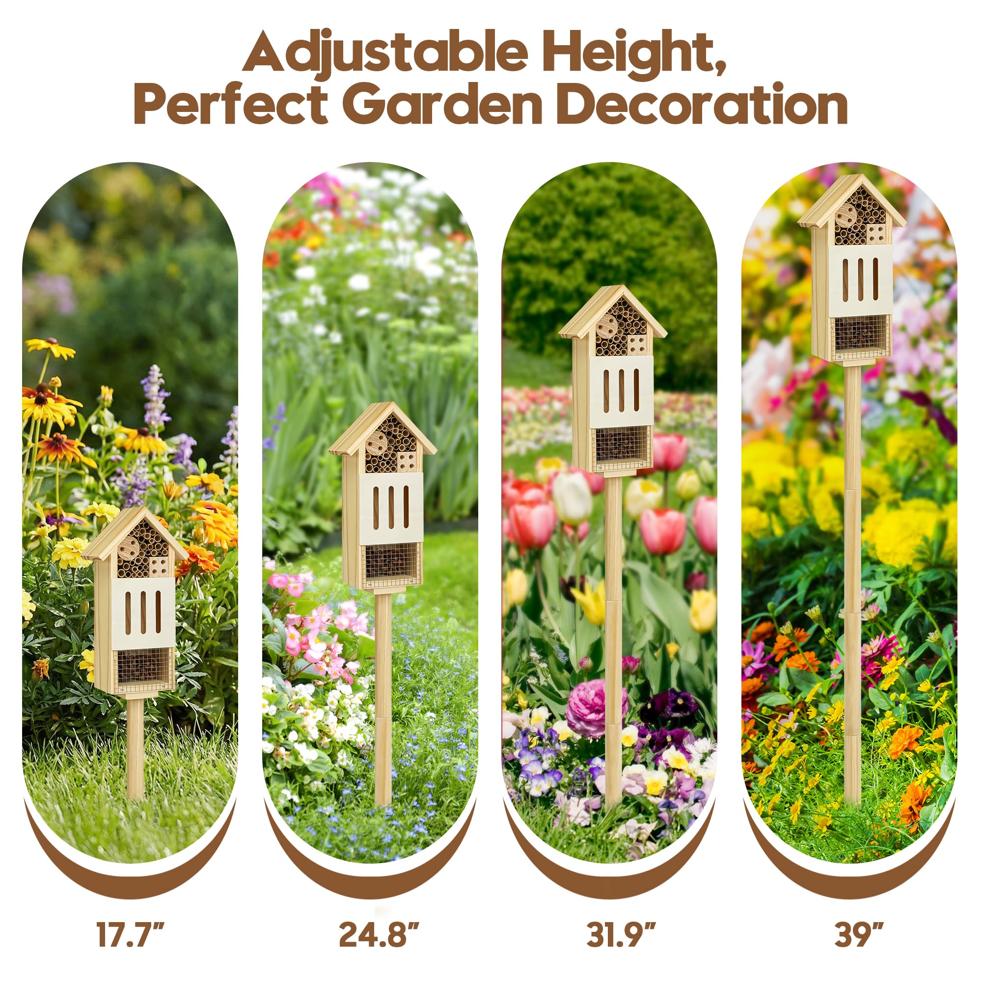UUMENHA pollinator-habitat-front-view ready for yard or balcony placement