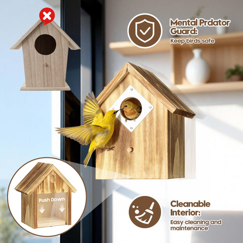 UUMENHA see-through panel enables effortless cleaning and refilling