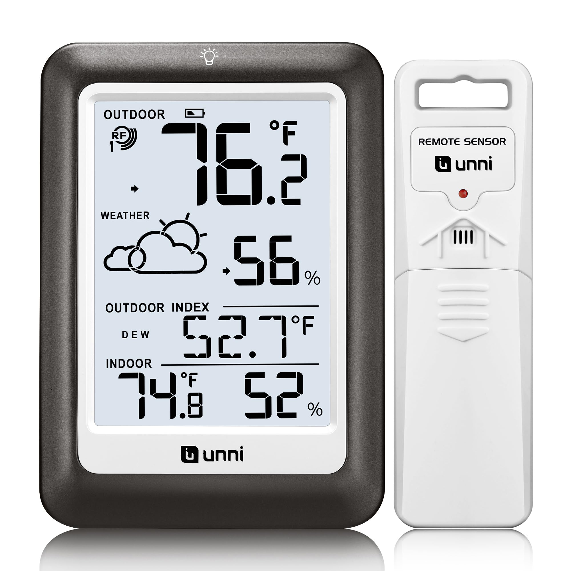 Battery-powered sensors offer flexible, cord-free placement with easy setup.