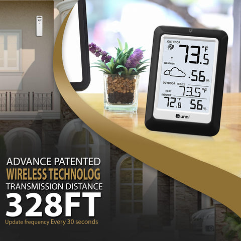 U UNNI outdoor sensor provides real-time climate data outdoors