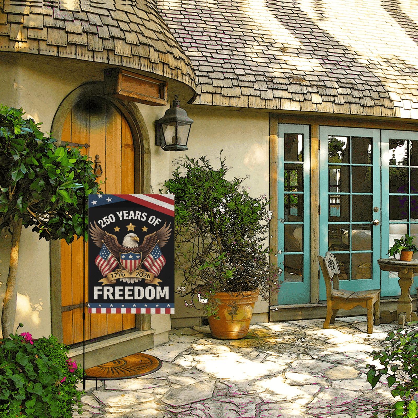 UV-protected printing preserves brightness during sun, rain, and wind.