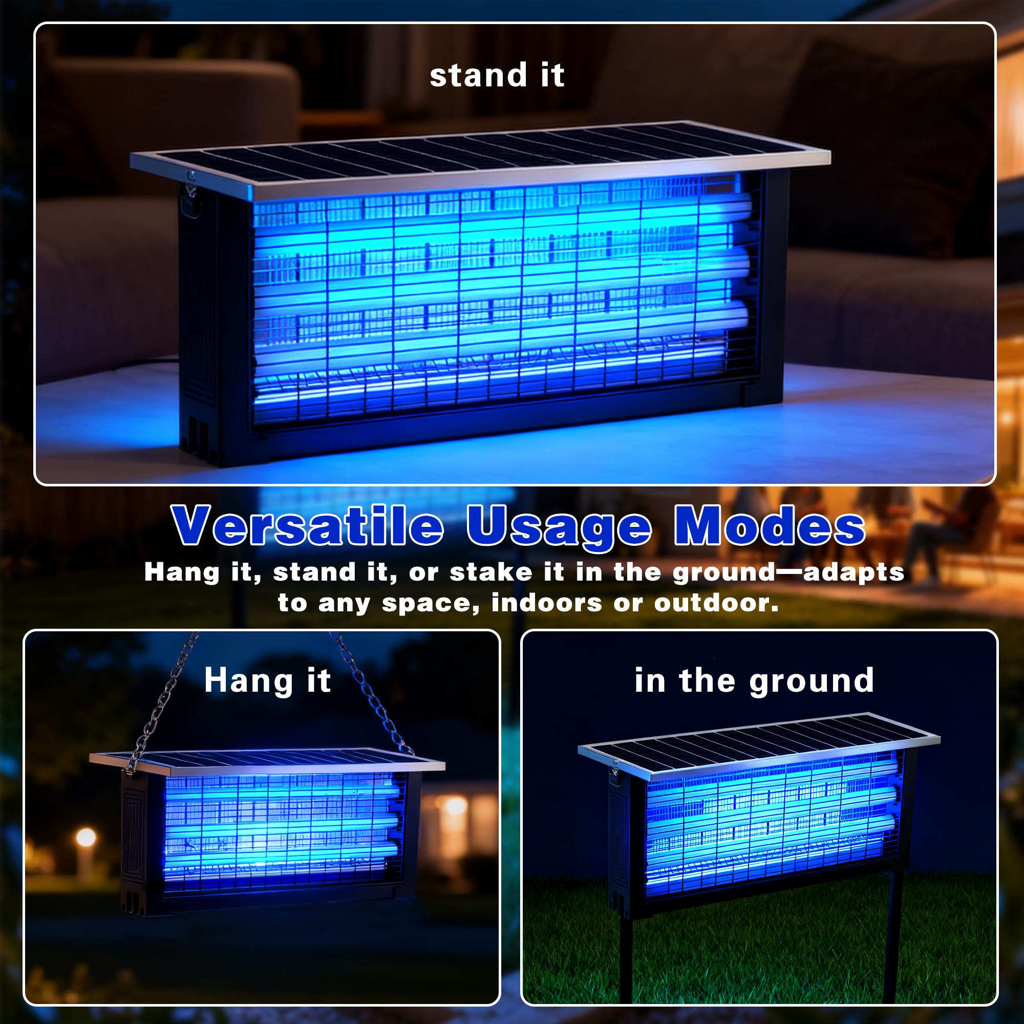 uvcoolplunge bug zapper hanging-use for flexible placement