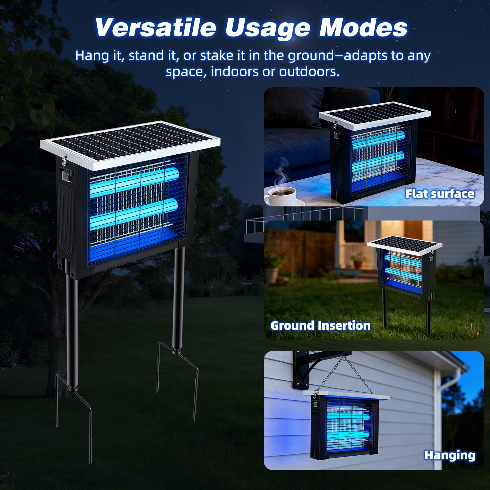 UVCoolPlunge coverage up to 2100 sq ft: broad mosquito protection.