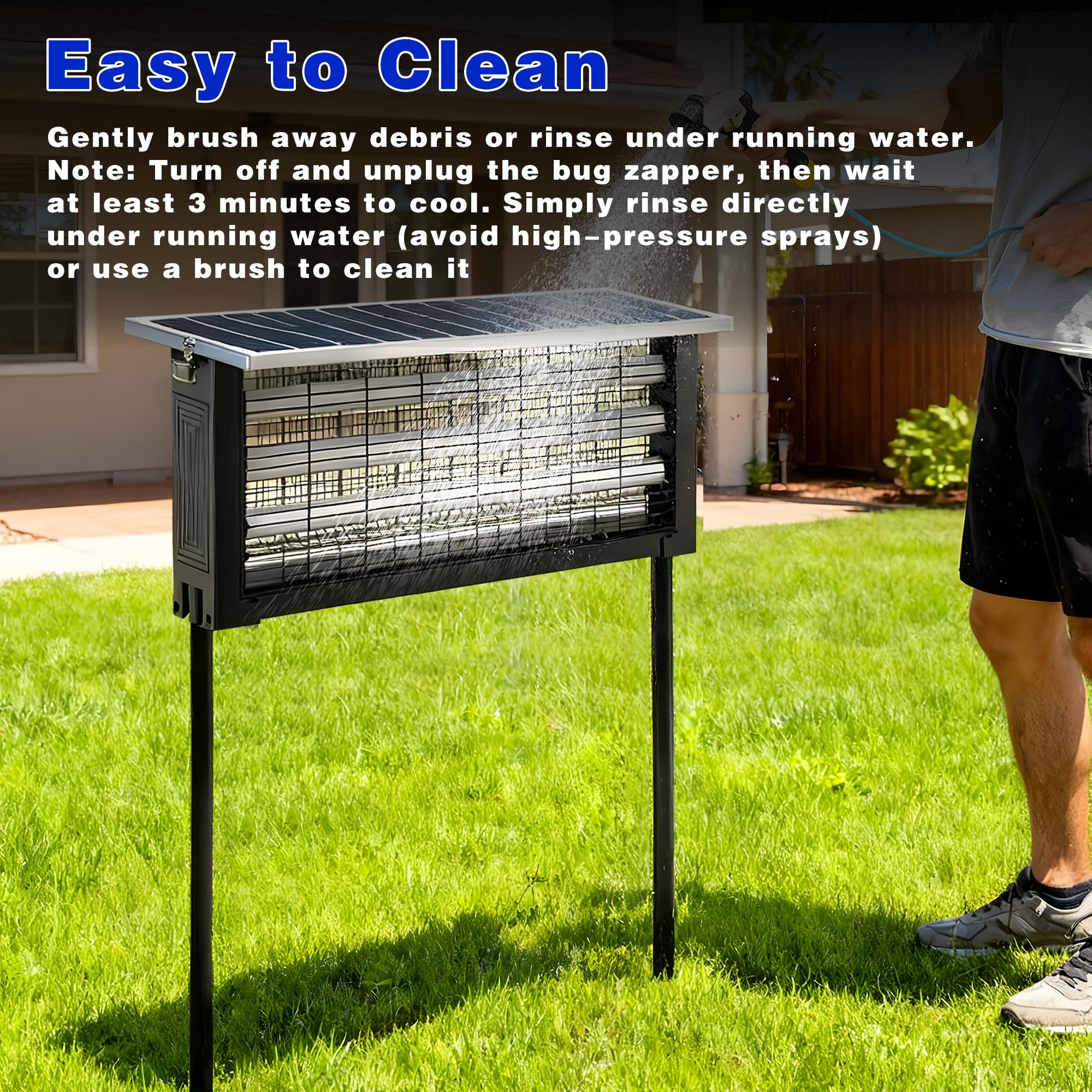 uvcoolplunge ip44 waterproof zapper for outdoor durability