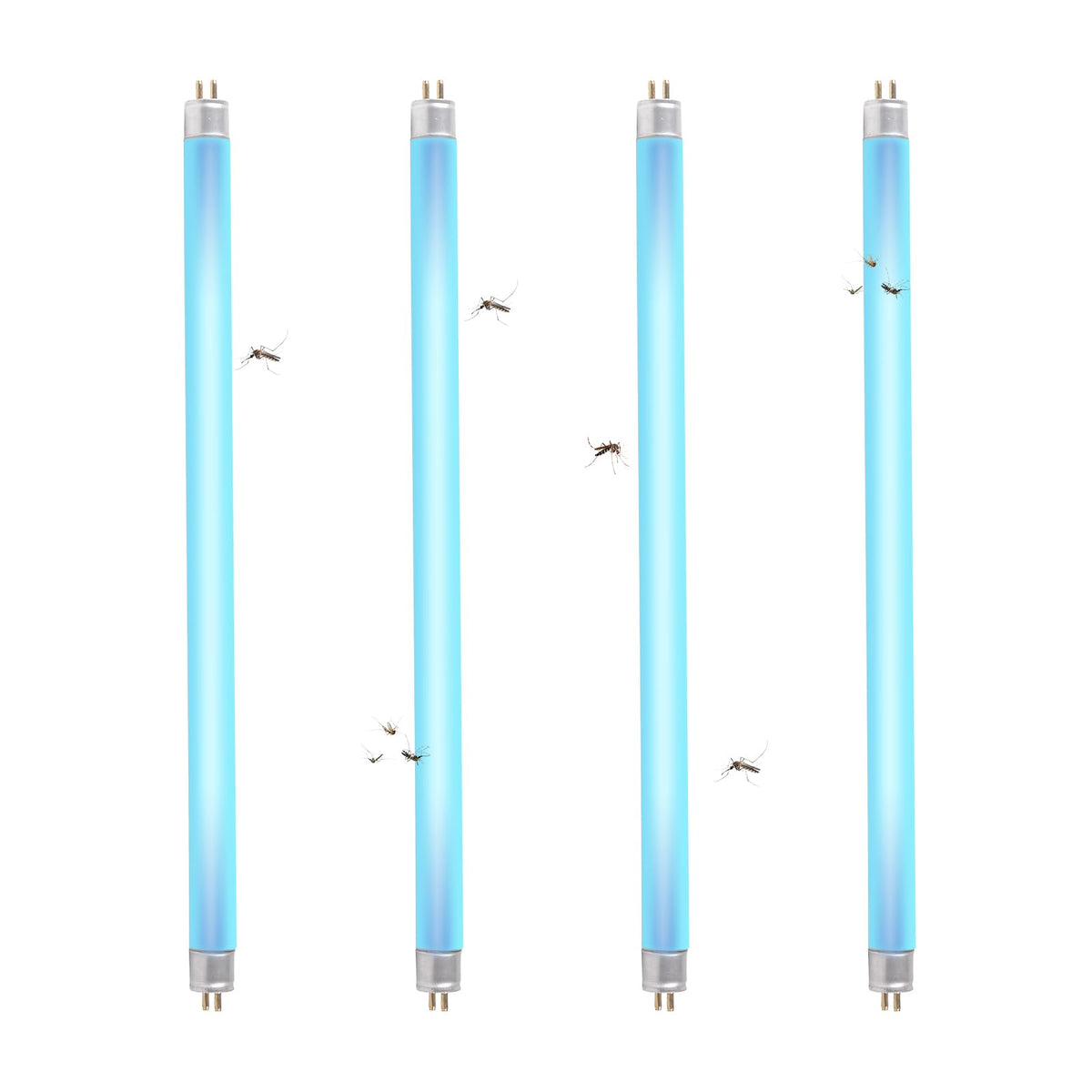 uvcoolplunge 4-pack UV bulbs 8W 12in for pest attraction and replacement.
