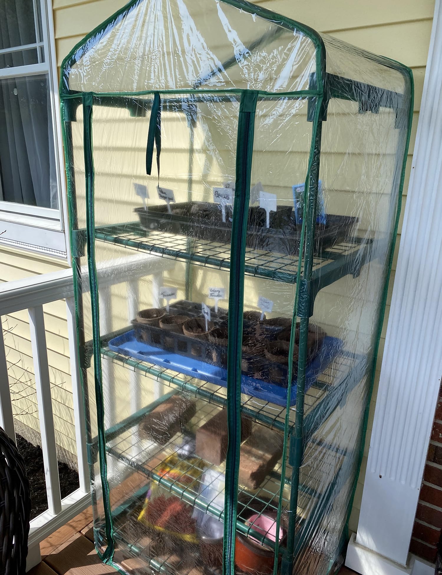 UWIOFF clear PVC cover offers full visibility while protecting plants
