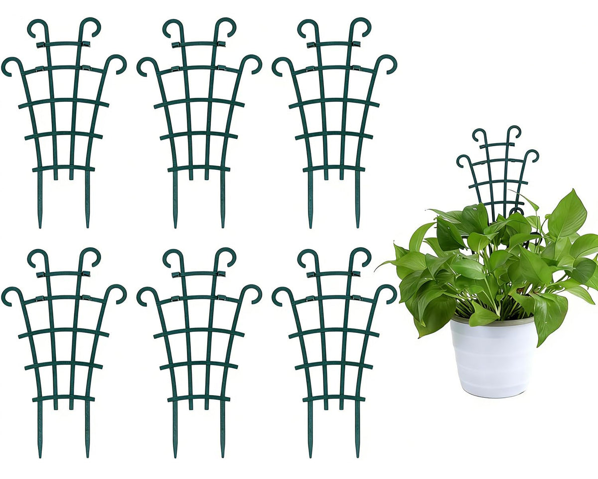 UWIOFF Indoor Small Trellis compact frame supporting potted vines discreetly