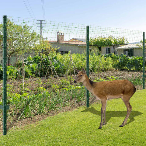 UWIOFF reusable weatherproof garden netting in a lush garden