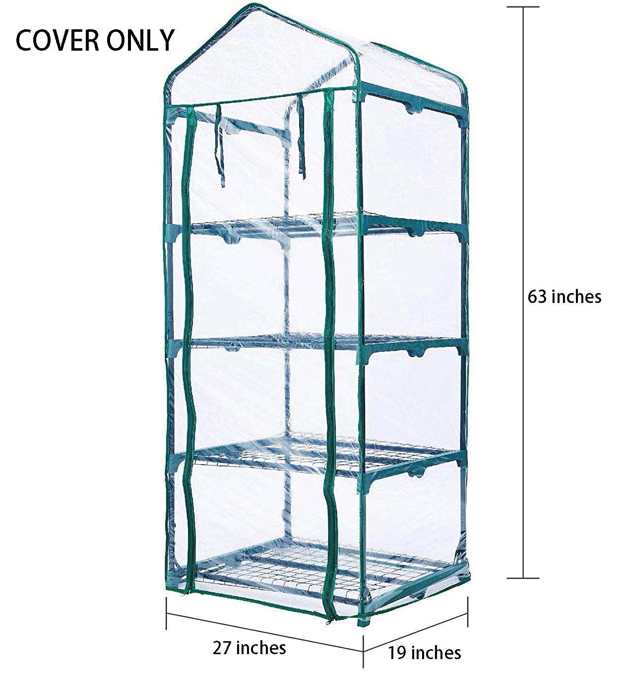UWIOFF 4-tier replacement cover installed quickly without tools