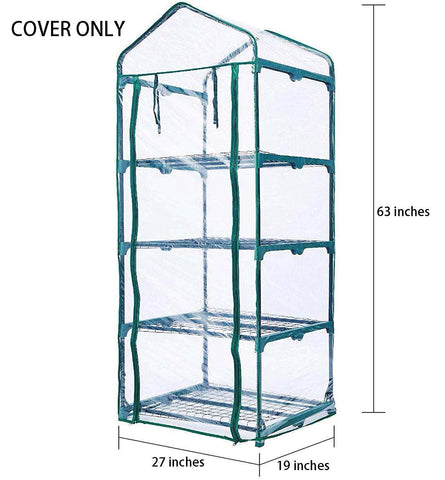 UWIOFF 4-tier replacement cover installed quickly without tools