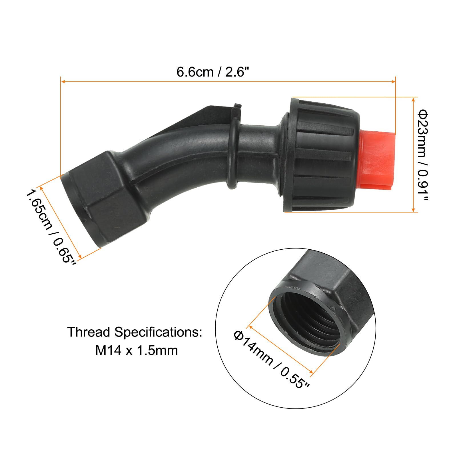 uxcell flat-and-fan flow nozzle tips offer flexible patterns for accurate coverage