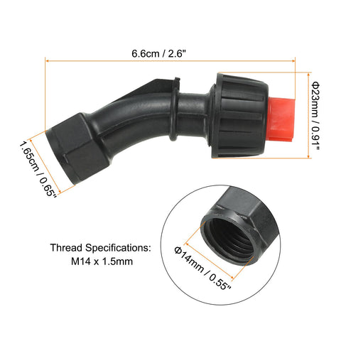 uxcell flat-and-fan flow nozzle tips offer flexible patterns for accurate coverage