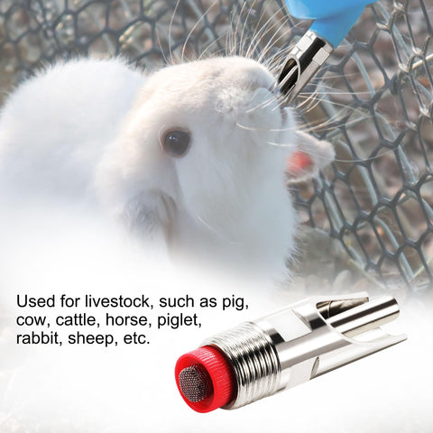 uxcell pig water nipple dirt-avoidance design for reliable hydration.