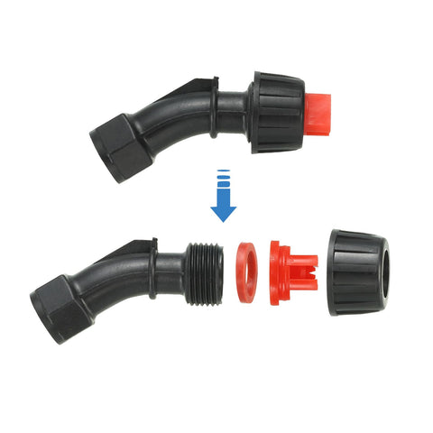 uxcell nozzle set supports spray cleaning cooling and weeding with precise delivery