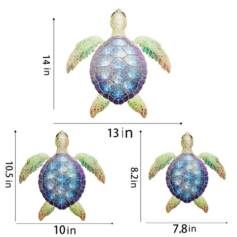 UXZCVIO turtle sculpture hanging, easy to mount on any wall