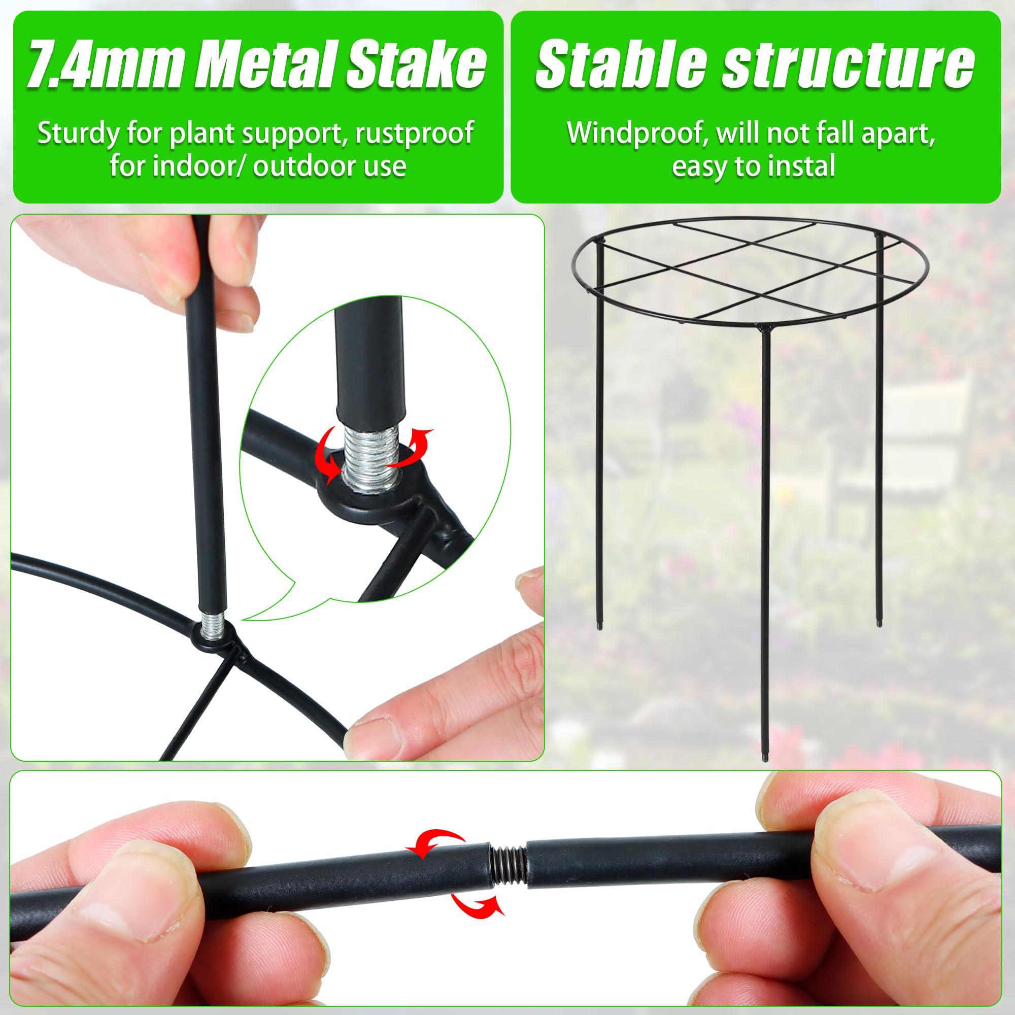 UYEDUJZ adjustable-height extension stake demonstrates scalable support