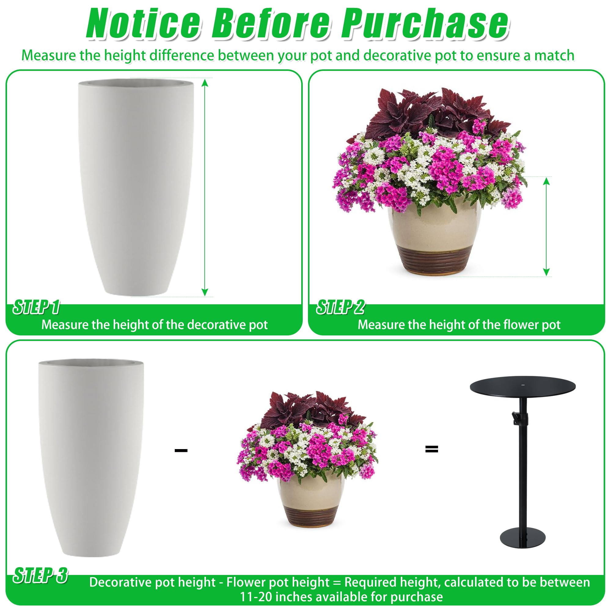 UYEDUJZ lightweight plant lifter reduces pot weight and eases relocation