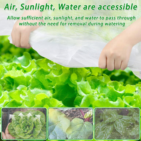 UYEDUJZ UV-resistant HDPE mesh shielding tomatoes from birds