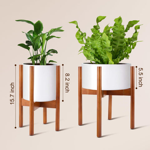 UYEENGY handmade bamboo stand with reinforced joints for stability.