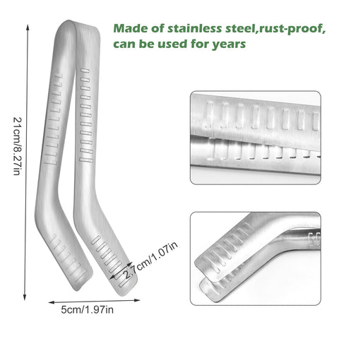 Uyeesi seedling tongs show anti-slip grooved tips for secure transplanting.