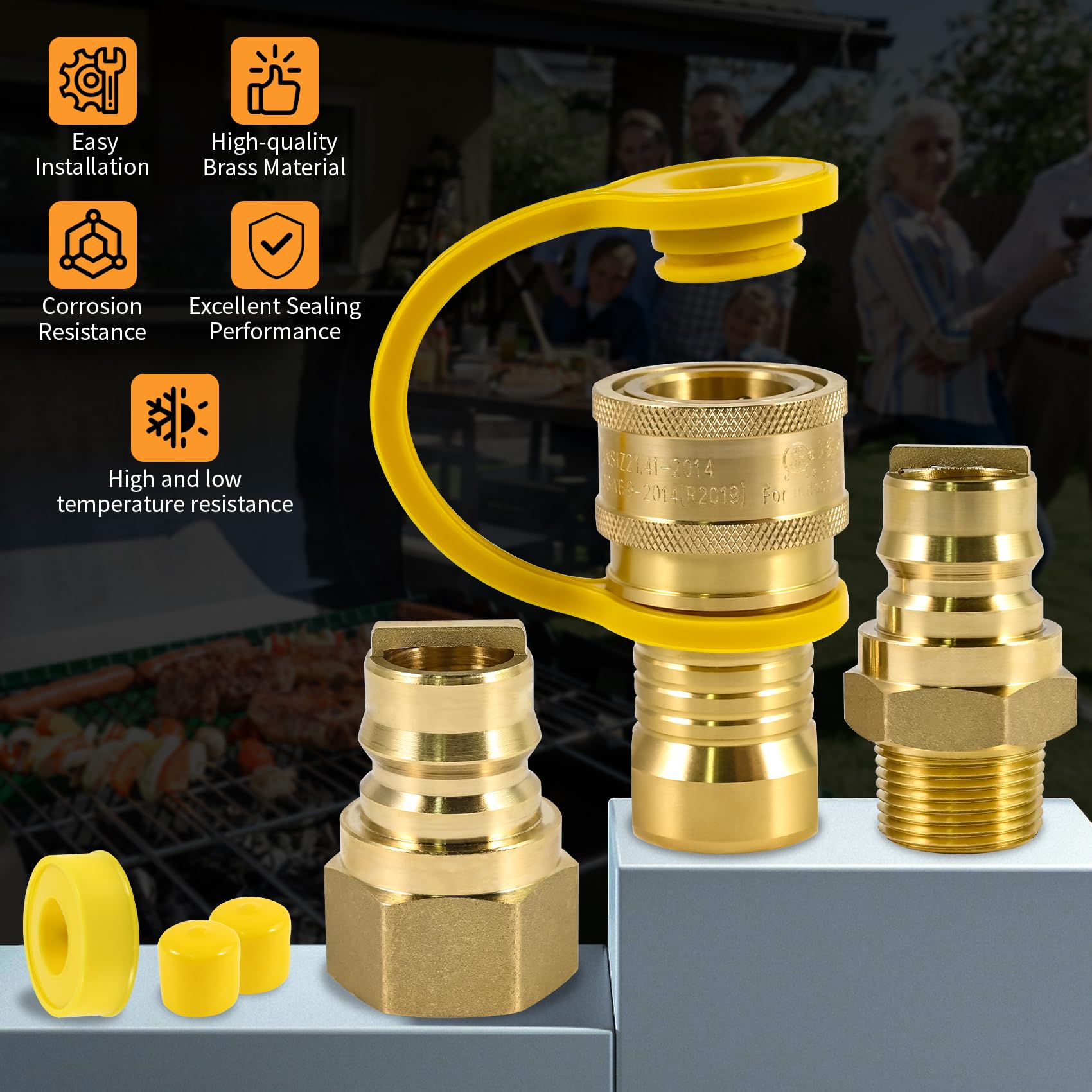 Uyenseoy high-temp brass design shown for rugged outdoor use.