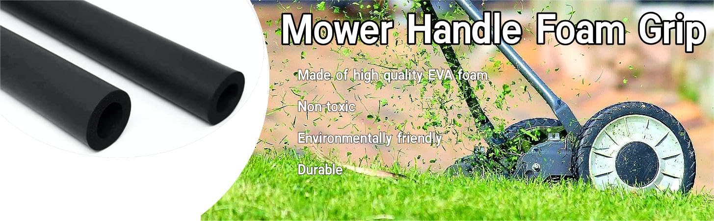UYG foam handle grip replacement kit for easy mower maintenance
