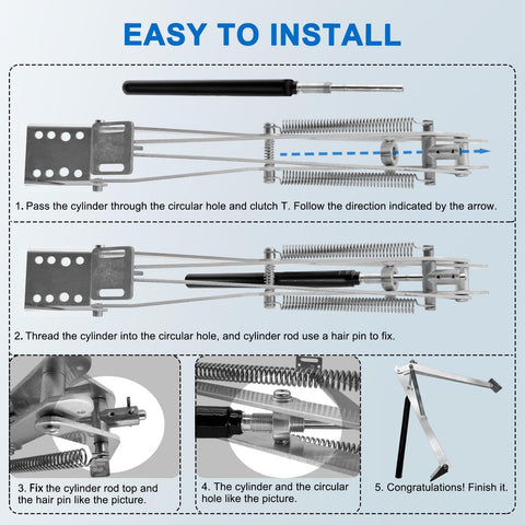UYGALAXY maintenance-friendly design with lubrication points supports smooth action.