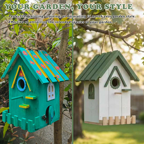 Uyiixoxo gift-ready outdoor birdhouse suitable for holidays.