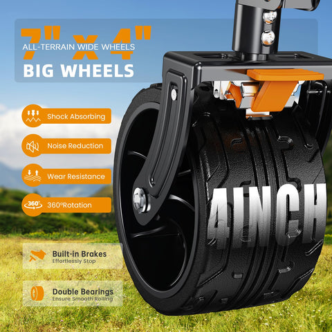 Uyittour folded wagon dimensions compact for easy storage