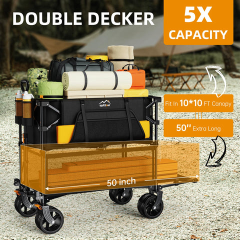 Uyittour wagon highlighting 400L capacity for essentials