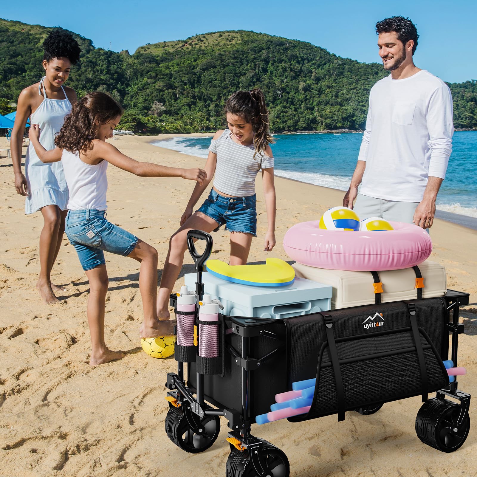 Uyittour wagon folded compactly fits in a car trunk