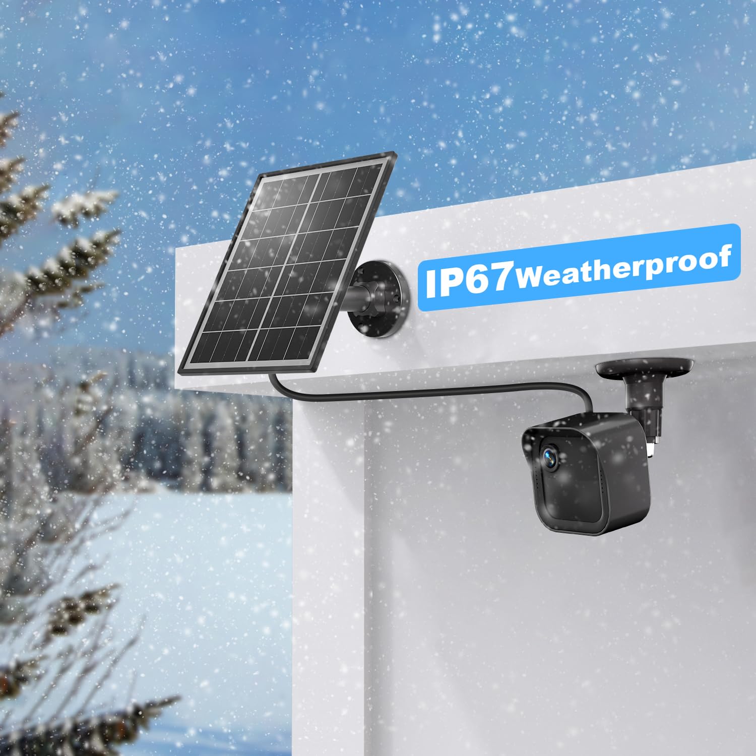 UYODM weatherproof solar panel withstands rain for outdoor operation