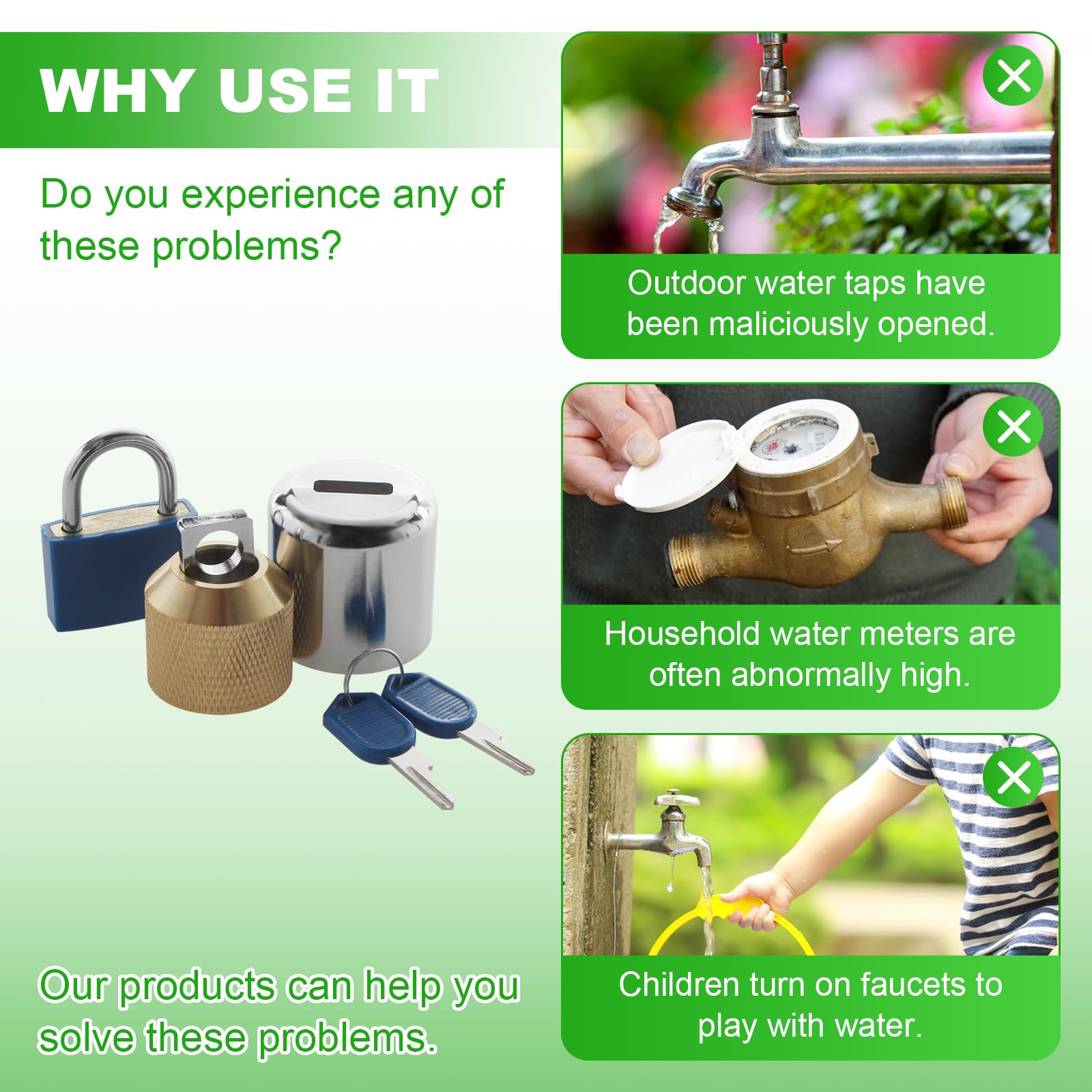 UYZO padlocks included with the DSL-2 lock for immediate use.