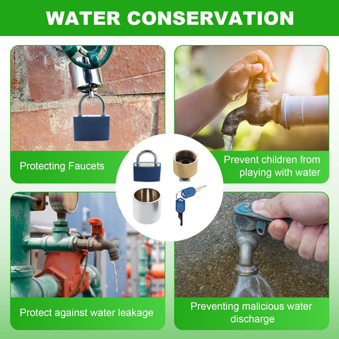 UYZO DSL-2 lock helps prevent leaks and water waste in unattended setups.