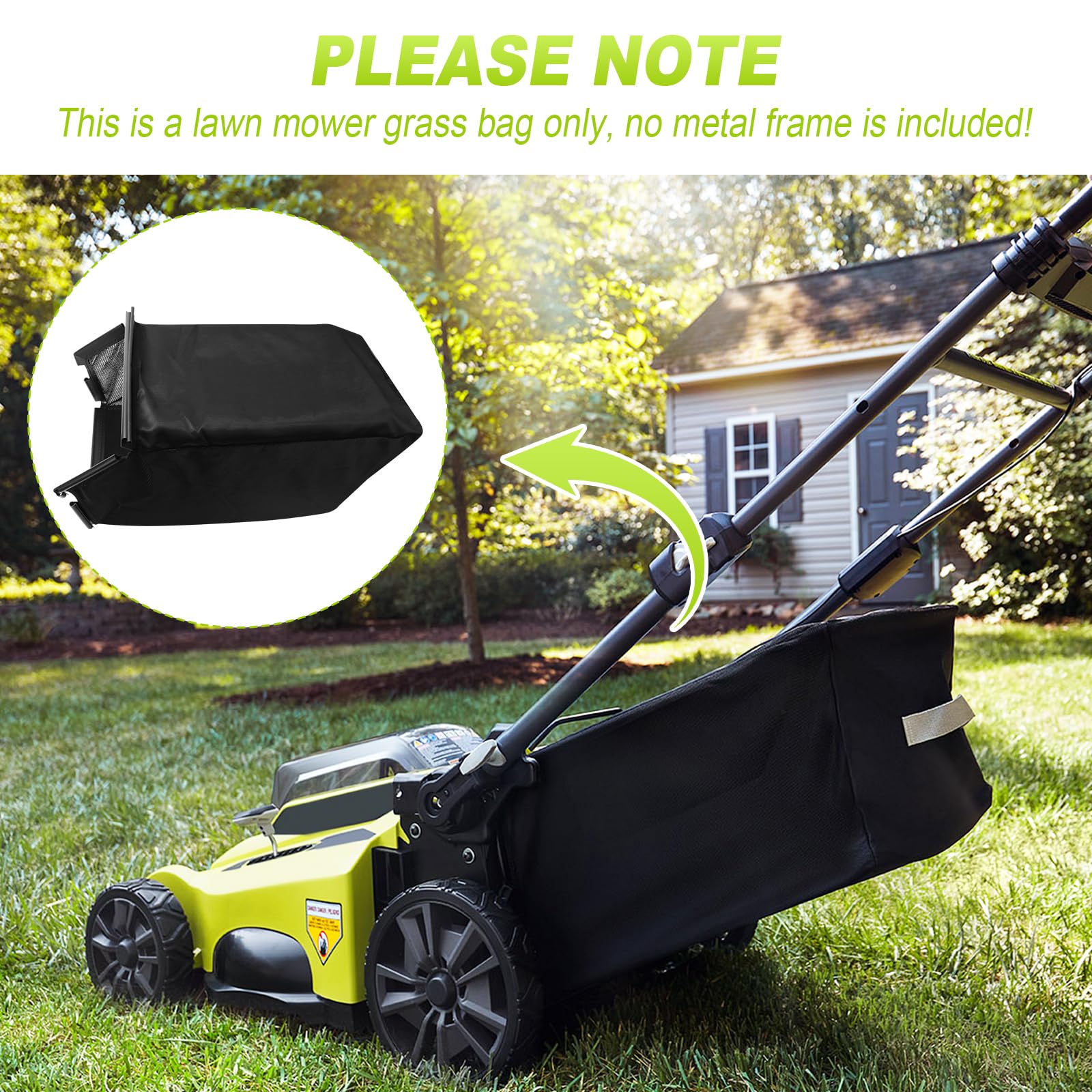 UYZO bag compatible with Craftsman, Toro, and Troy-Bilt 21-inch 40V mowers