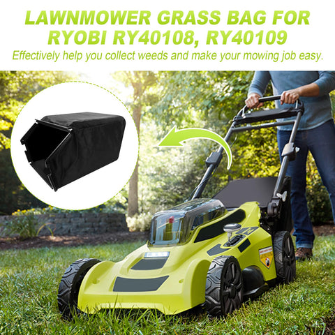 Mess-free emptying with UYZO grass bag after mowing