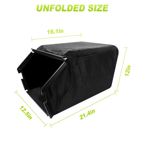 Reinforced polyester weave on UYZO grass bag close-up for durability