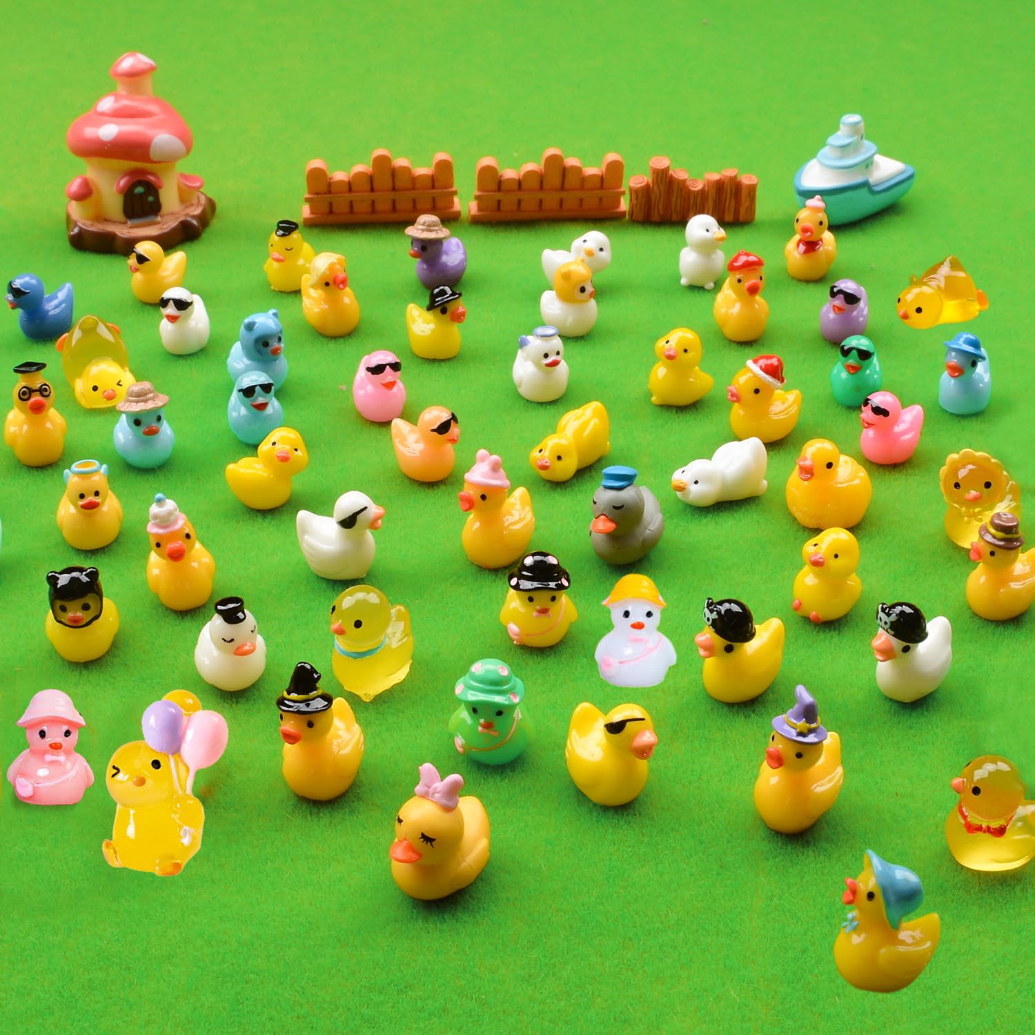 U-Zimikee doctor duck miniature for cute classroom or desk decor.