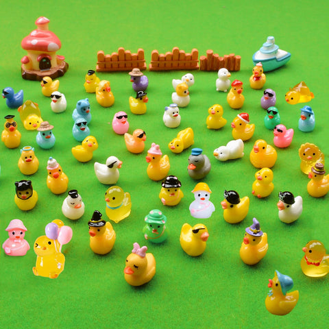 U-Zimikee doctor duck miniature for cute classroom or desk decor.