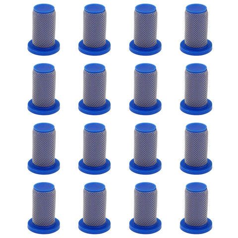 UZJYIEYG 8079-PP-50 strainer behind TeeJet nozzle filters debris for cleaner spray