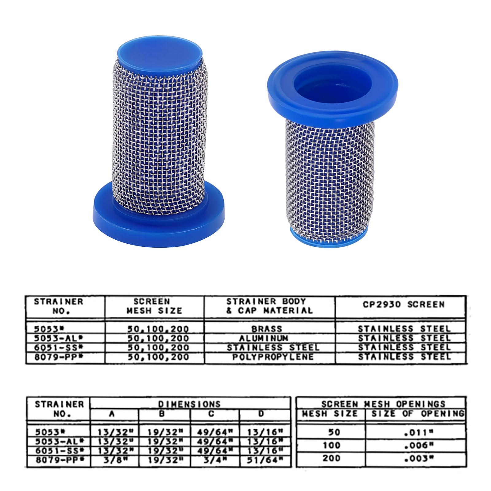 UZJYIEYG 8079-PP-50 polypropylene body delivers durable filtration in field conditions