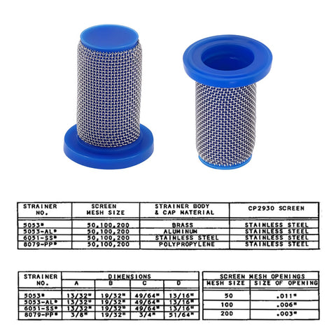 UZJYIEYG 8079-PP-50 polypropylene body delivers durable filtration in field conditions